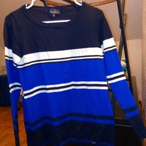 Luisa Spagnoli Stripped Blue Knit